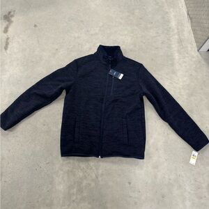 Mens IZOD sherpa fleece jacket